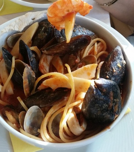 Spaghetti allo Scoglio Rossi